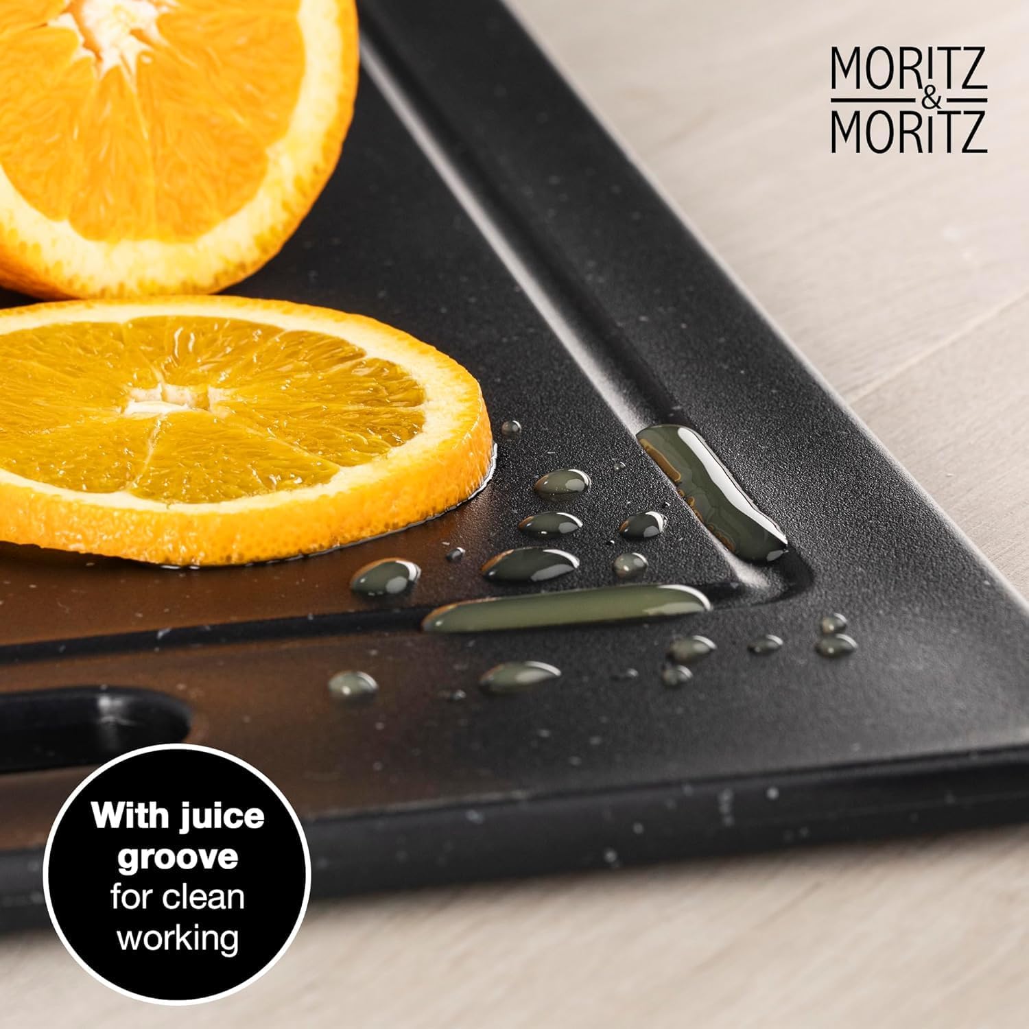 Chemical-Free Plastic Cutting Board Set | Non-Slip Feet, 14.2 x 10.8 in