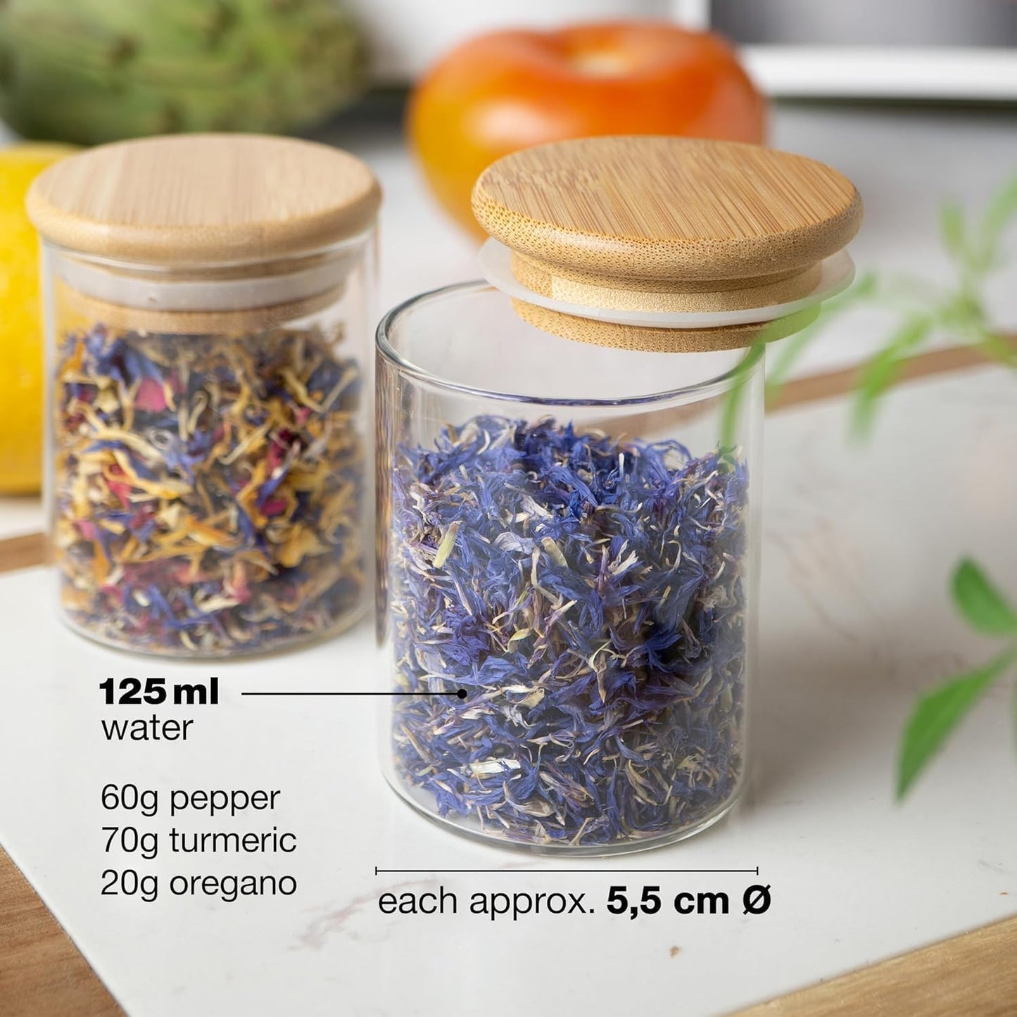 12-Piece Spice Jar Set