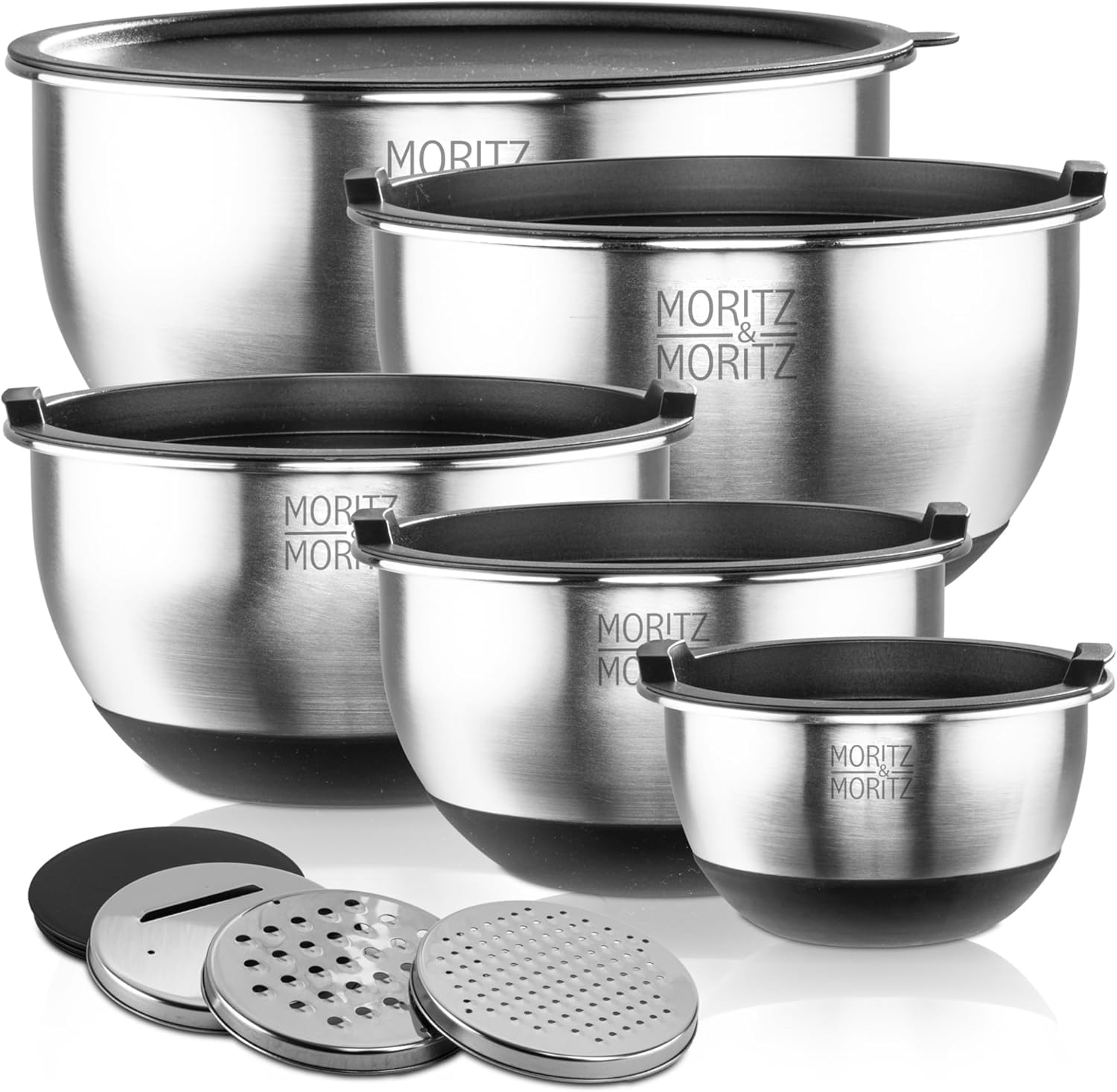 5-Piece Stainless Steel Mixing Bowl Set