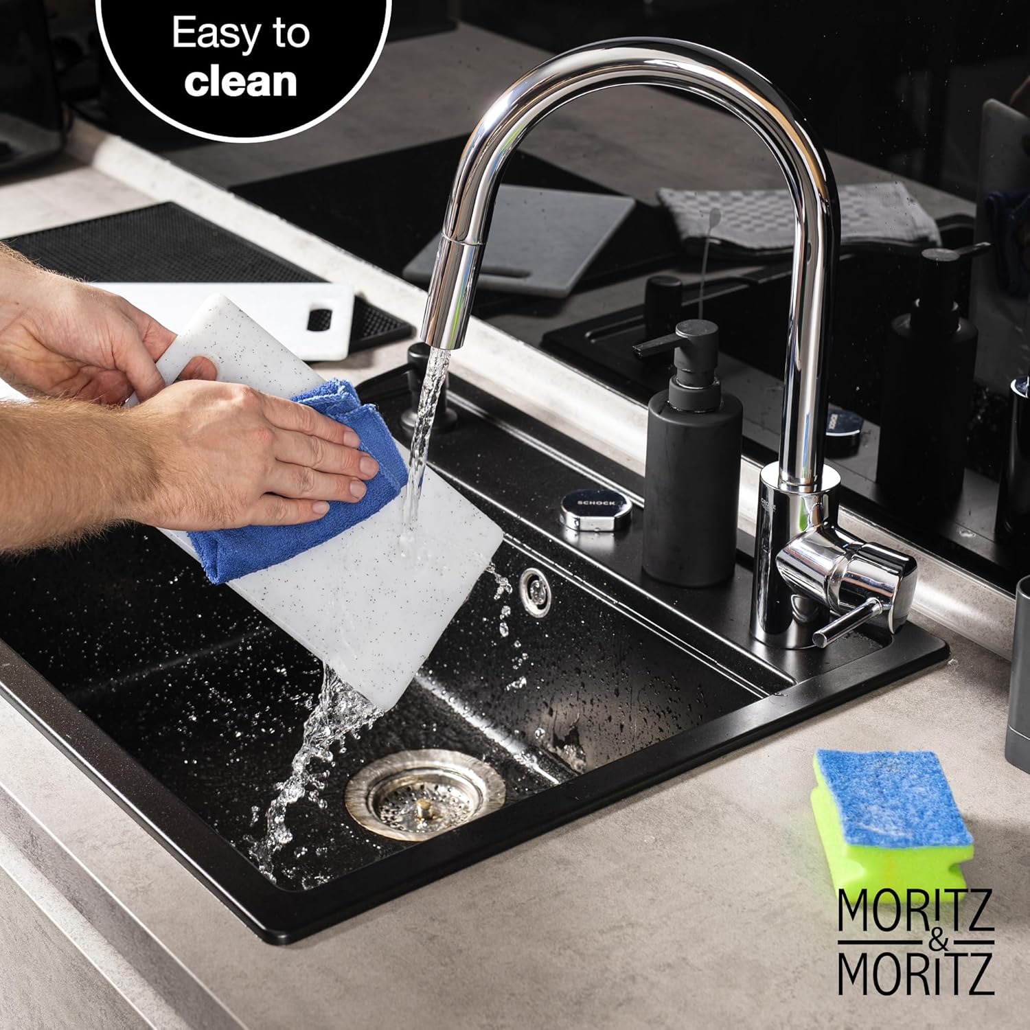 2-Pack BPA-Free Plastic Cutting Boards 9.8x5.9in – Non-Slip, Dishwasher Safe