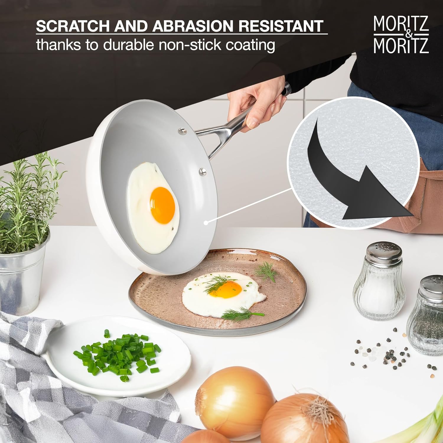 7-Piece Cast Aluminum Cookware Set with Lids – Nonstick Pots & Pans for All Stoves