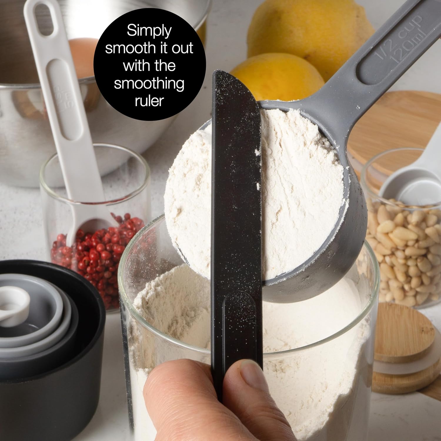 11-Piece Measuring Cups & Spoons Set | Stackable, BPA-Free, Dishwasher Safe