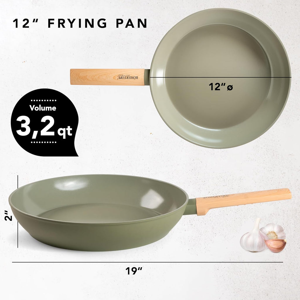 12-Inch Nonstick Ceramic Frying Pan