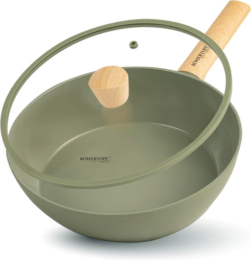 10" Nonstick Skillet with Lid – 3QT
