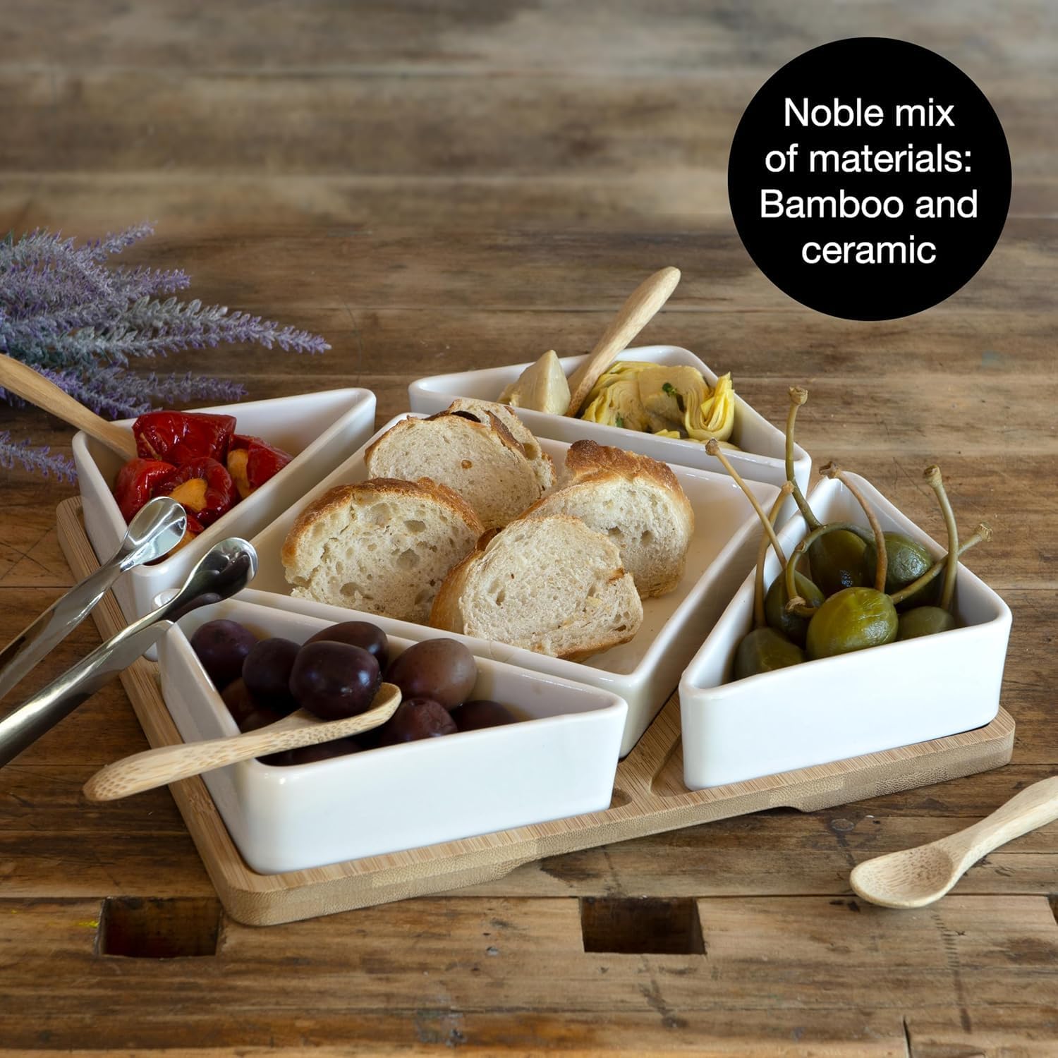 11-Piece Lavender Serving Set
