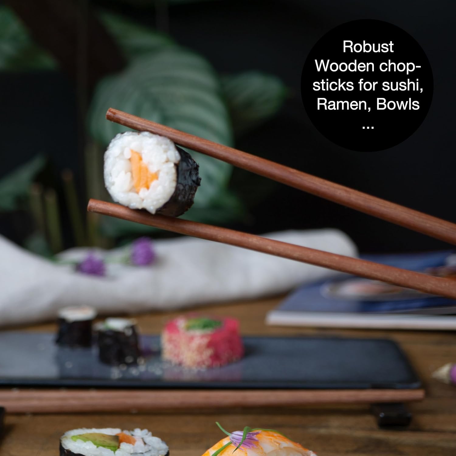 10-Piece Porcelain Sushi Dinnerware Set