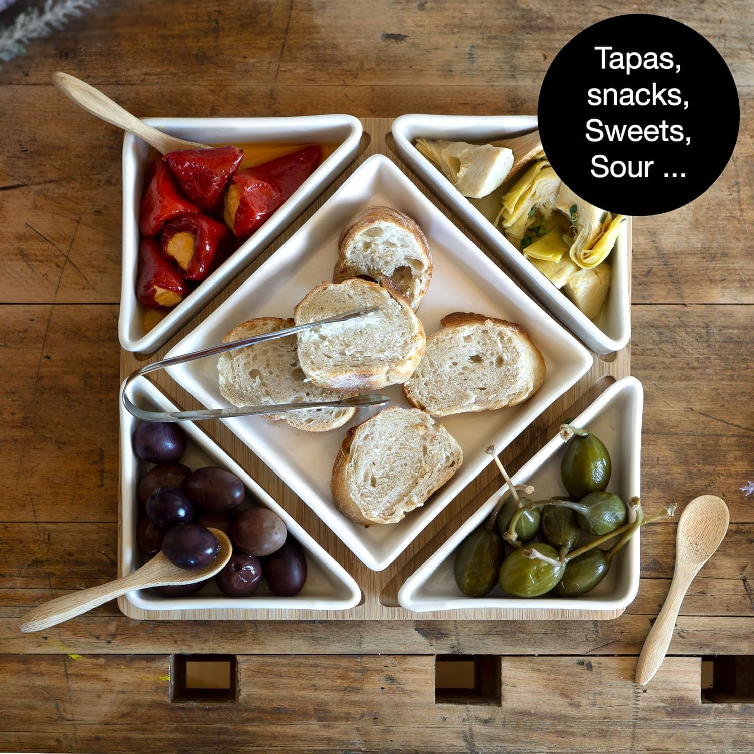 11-Piece Lavender Serving Set