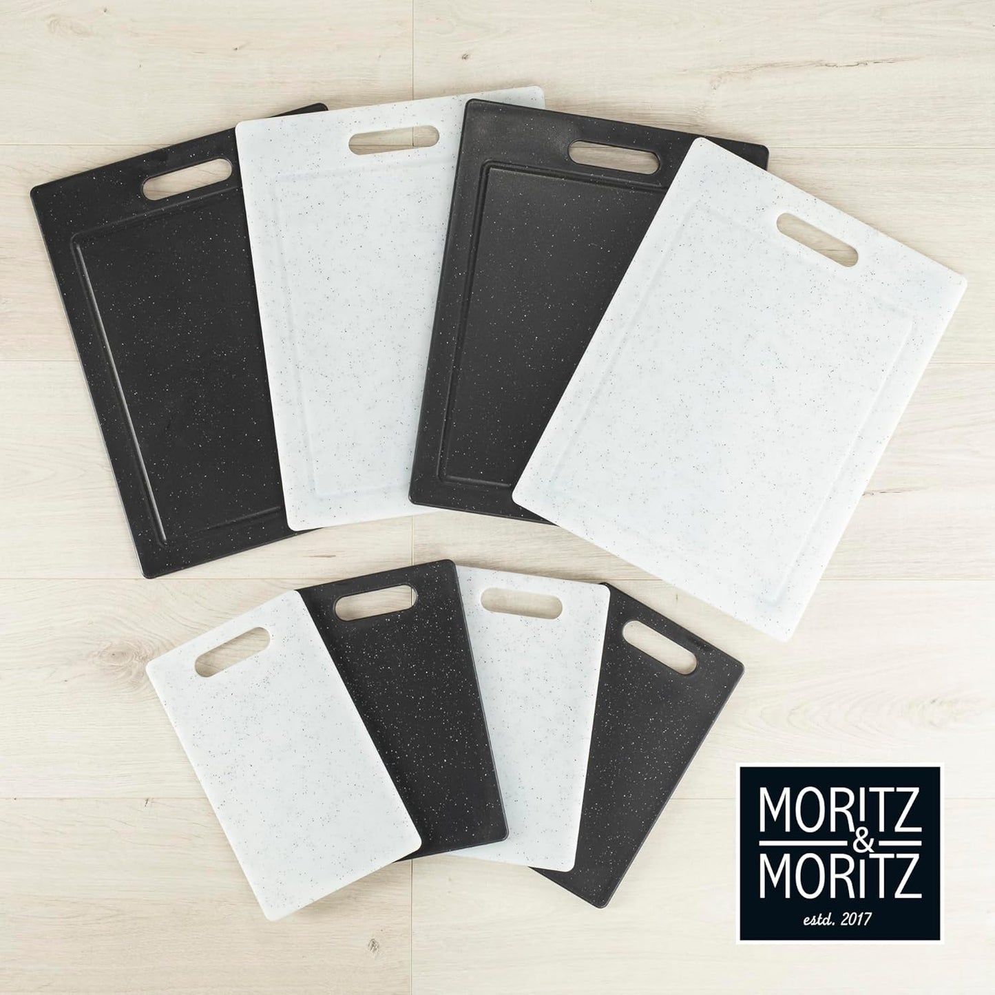 2-Pack BPA-Free Cutting Boards 9.8x5.9in – Non-Slip, Dishwasher Safe