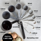11-Piece Measuring Cups & Spoons Set | Stackable, BPA-Free, Dishwasher Safe
