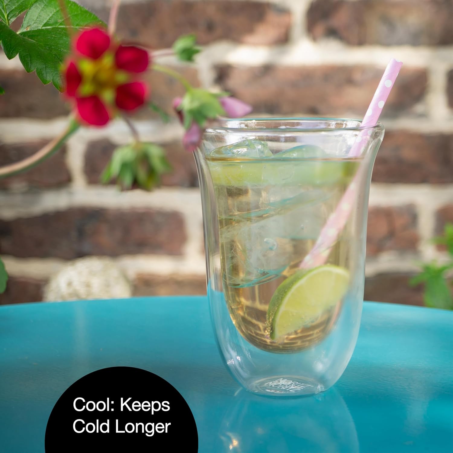 Set of 6 Double-Walled Coffee Glasses 300ml – Insulated Clear Cups, Heat Safe