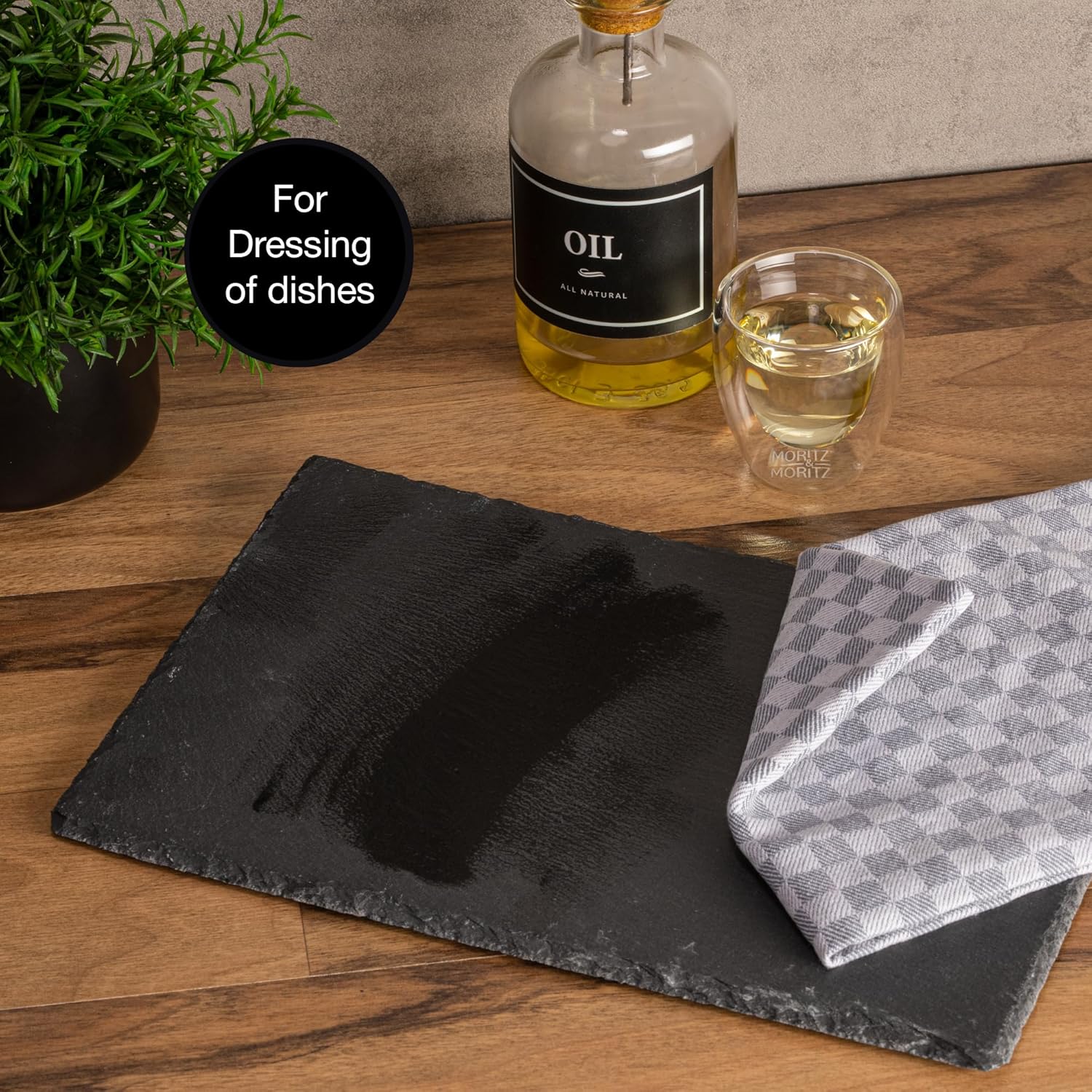 Set of 6 Slate Serving Plates