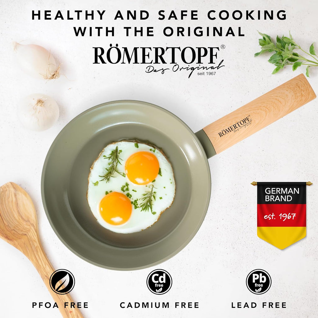 8-Inch Nonstick Ceramic Frying Pan – Scratch-Resistant, Easy-Clean Skillet