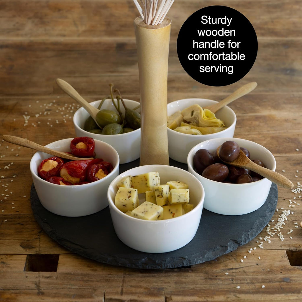 5-Piece Ceramic Dip Bowl Set