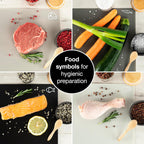 Set of 4 Flexible Plastic Cutting Boards 28x38cm – BPA-Free, Non-Slip & Dishwasher Safe
