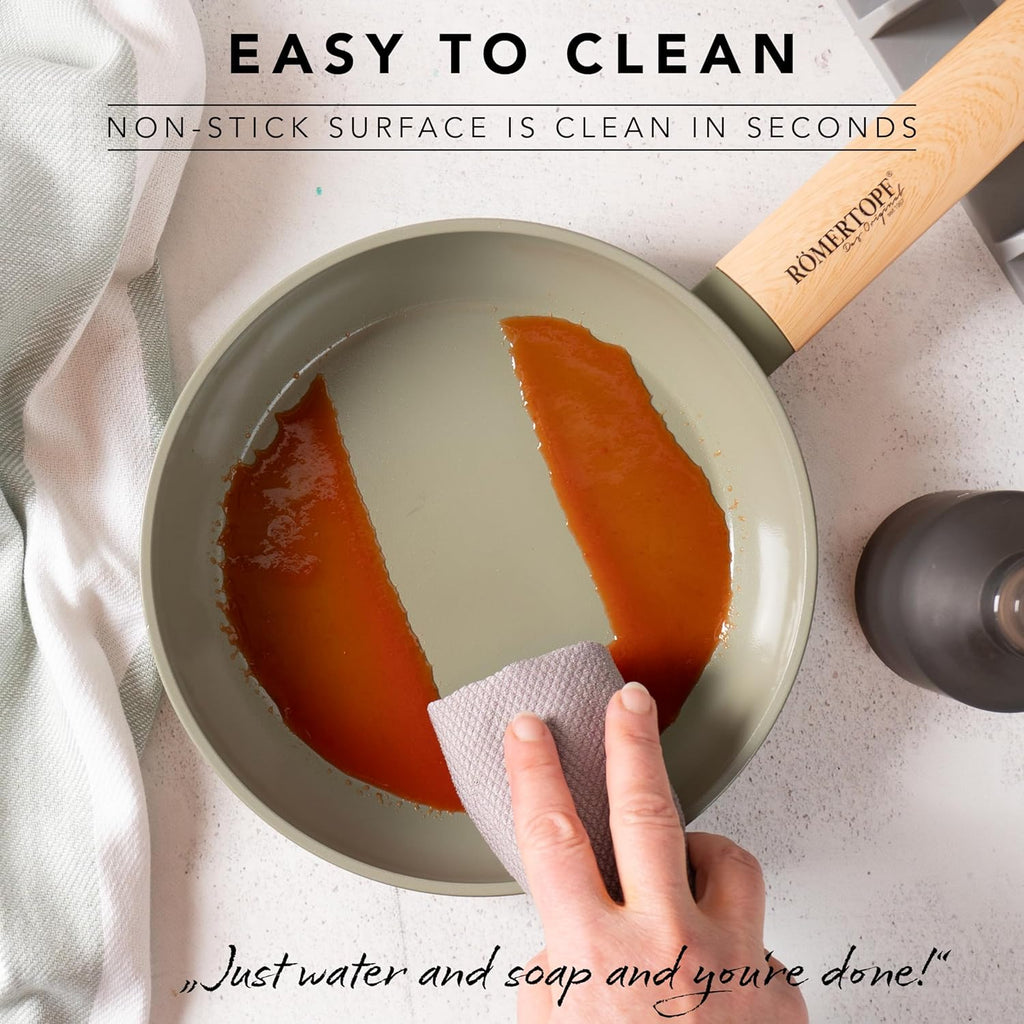 8-Inch Nonstick Ceramic Frying Pan – Scratch-Resistant, Easy-Clean Skillet