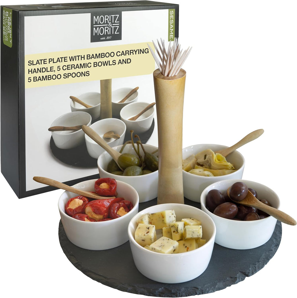 5-Piece Ceramic Dip Bowl Set