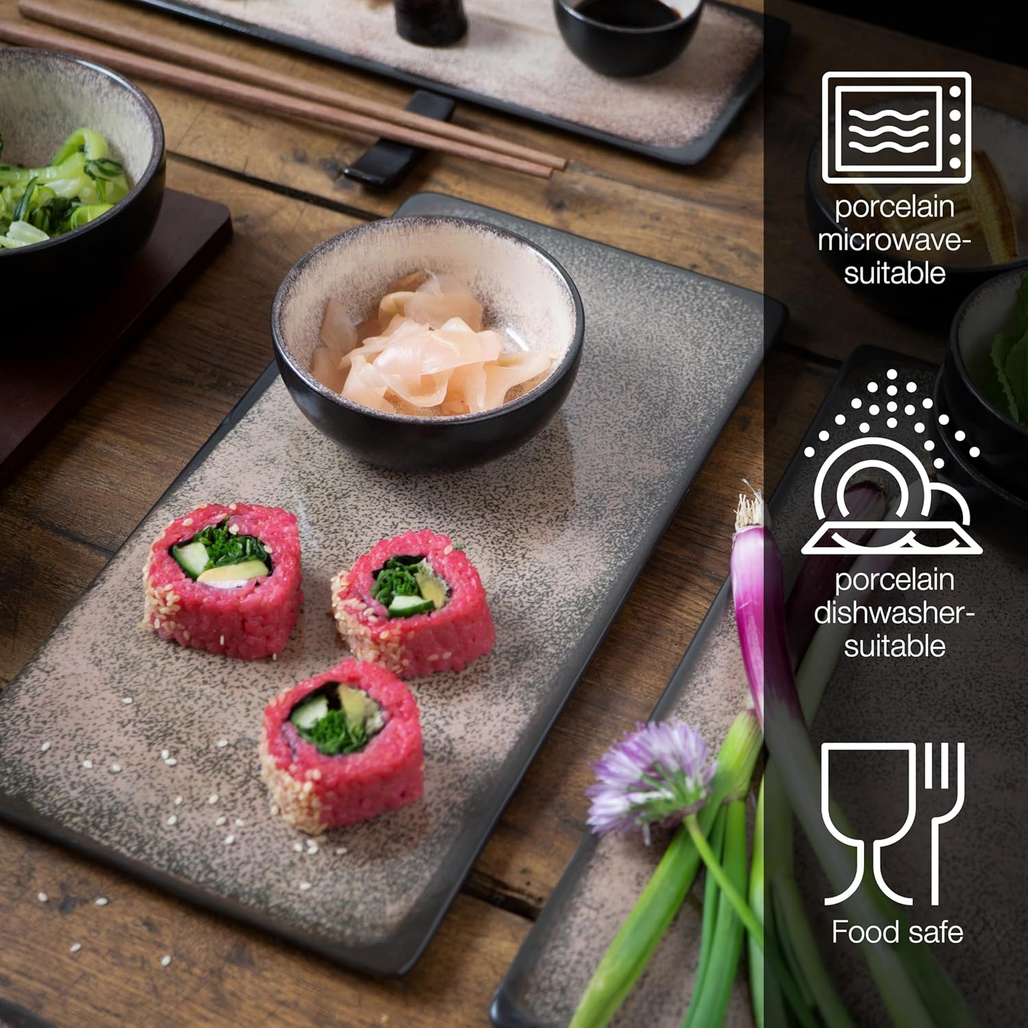 29-Piece Sushi Dinnerware Set