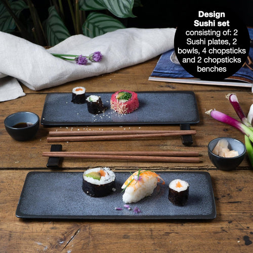 10-Piece Porcelain Sushi Dinnerware Set