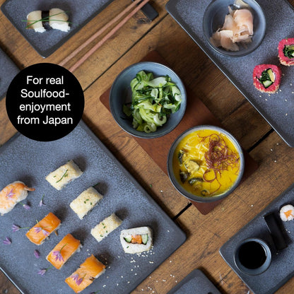 29-Piece Sushi Serving Set for 4 – Plates, Bowls & Chopsticks for Japanese Dining
