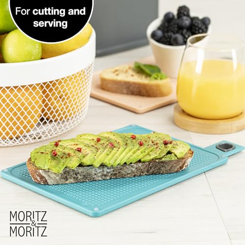 4-Piece Cutting Board Set with Stand (Mixed Colors)