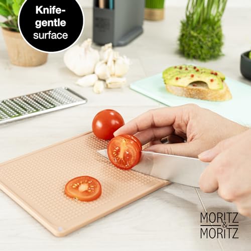 4-Piece Cutting Board Set with Stand (Mixed Colors)