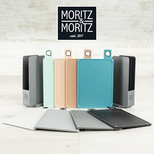 4-Piece Cutting Board Set with Stand (Mixed Colors)