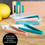 5 Large Bag Clips with Clear Storage Box | Mixed Colors, BPA-Free & Reusable