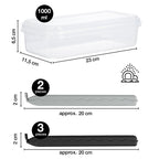 5 Large Bag Clips with Clear Storage Box | BPA-Free, Reusable & Hygienic