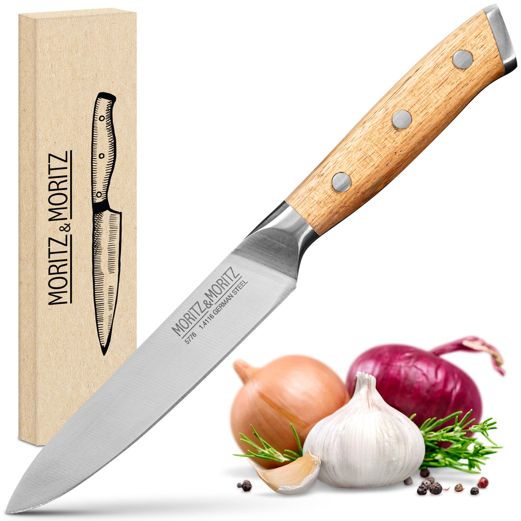 German Steel 5" Utility Knife | Professional Multipurpose Kitchen Knife