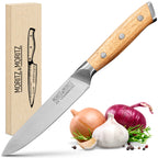 German Steel 5" Utility Knife | Professional Multipurpose Kitchen Knife