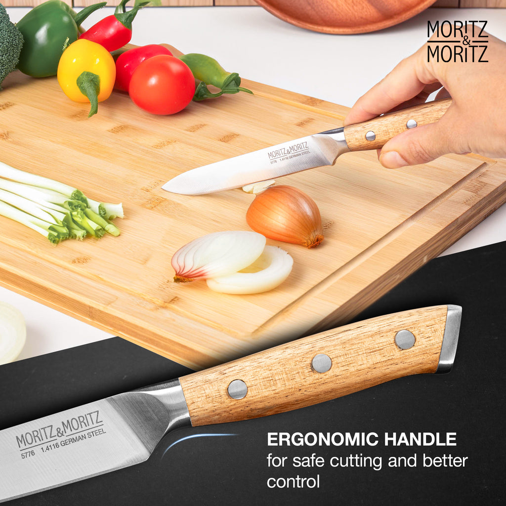 German Steel 5" Utility Knife | Professional Multipurpose Kitchen Knife