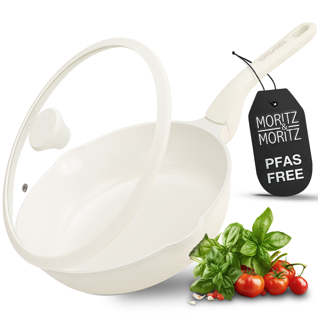 11-Inch Induction Frying Pan with Lid – Nonstick Skillet for All Stovetops