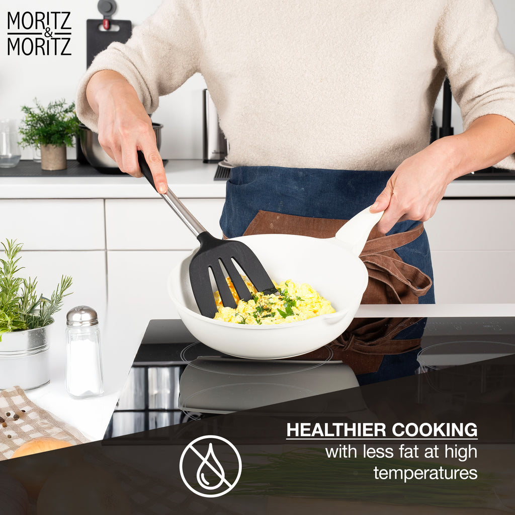 11-Inch Induction Frying Pan with Lid – Nonstick Skillet for All Stovetops