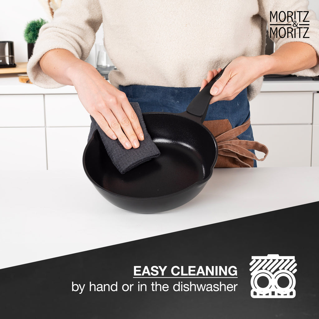 11-Inch Induction Frying Pan with Lid – Nonstick Skillet for All Stovetops