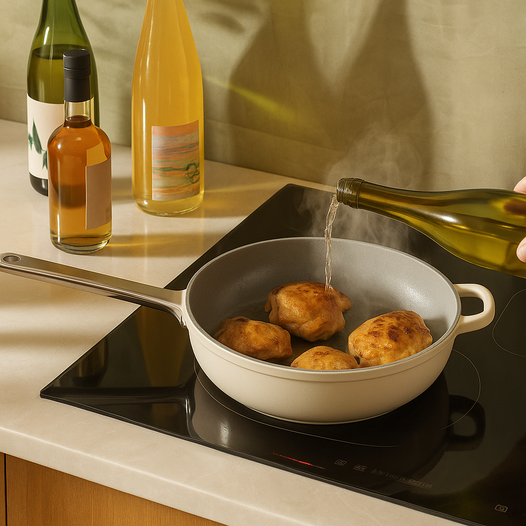 7-Piece Cast Aluminum Cookware Set with Lids