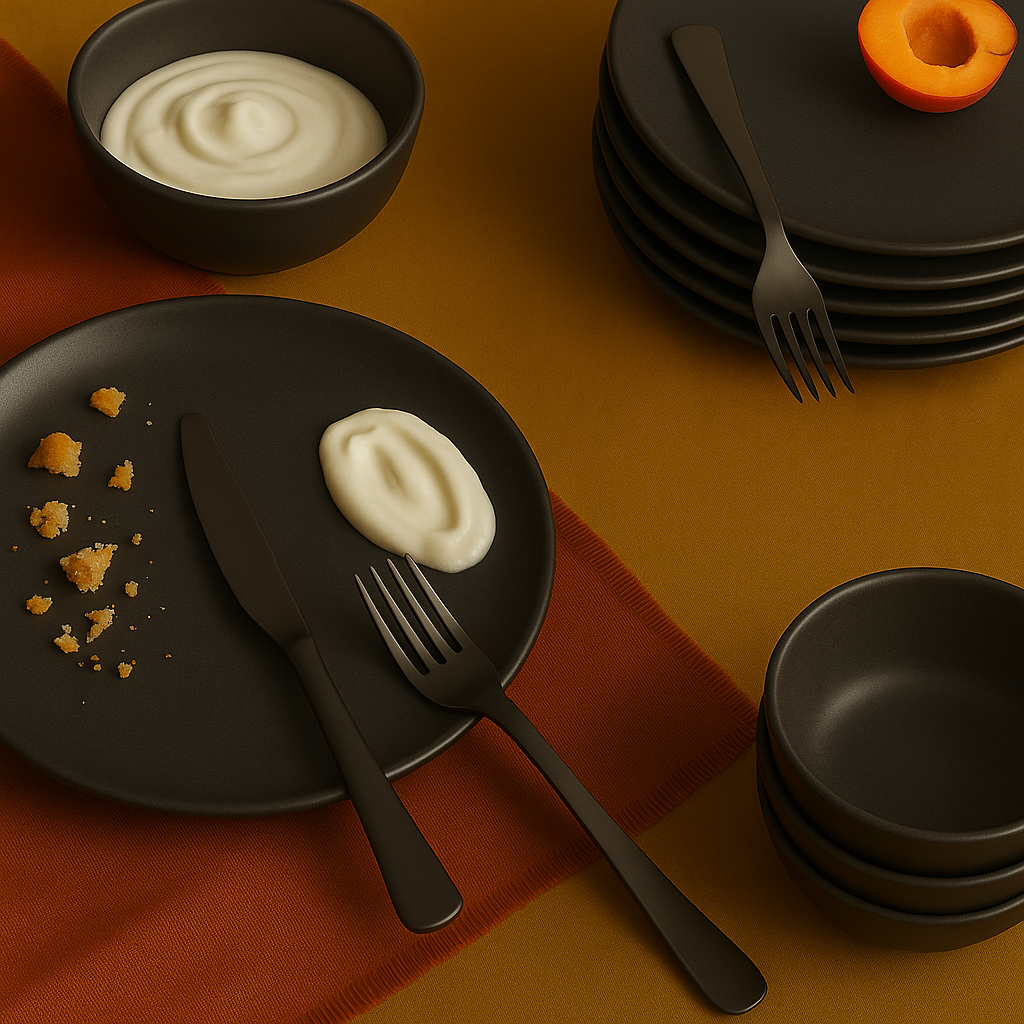 VIDA 12-Piece Porcelain Dinnerware Set
