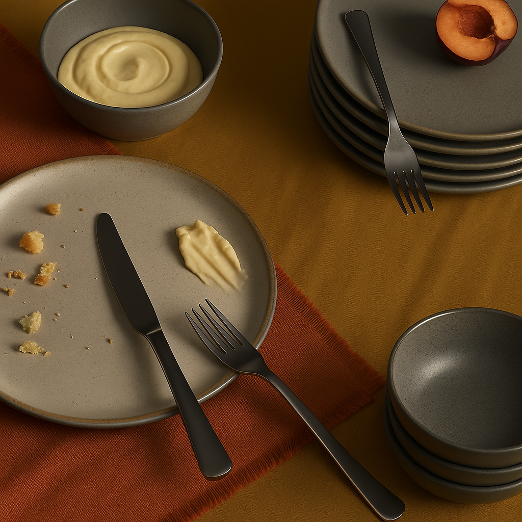 VIDA 12-Piece Porcelain Dinnerware Set