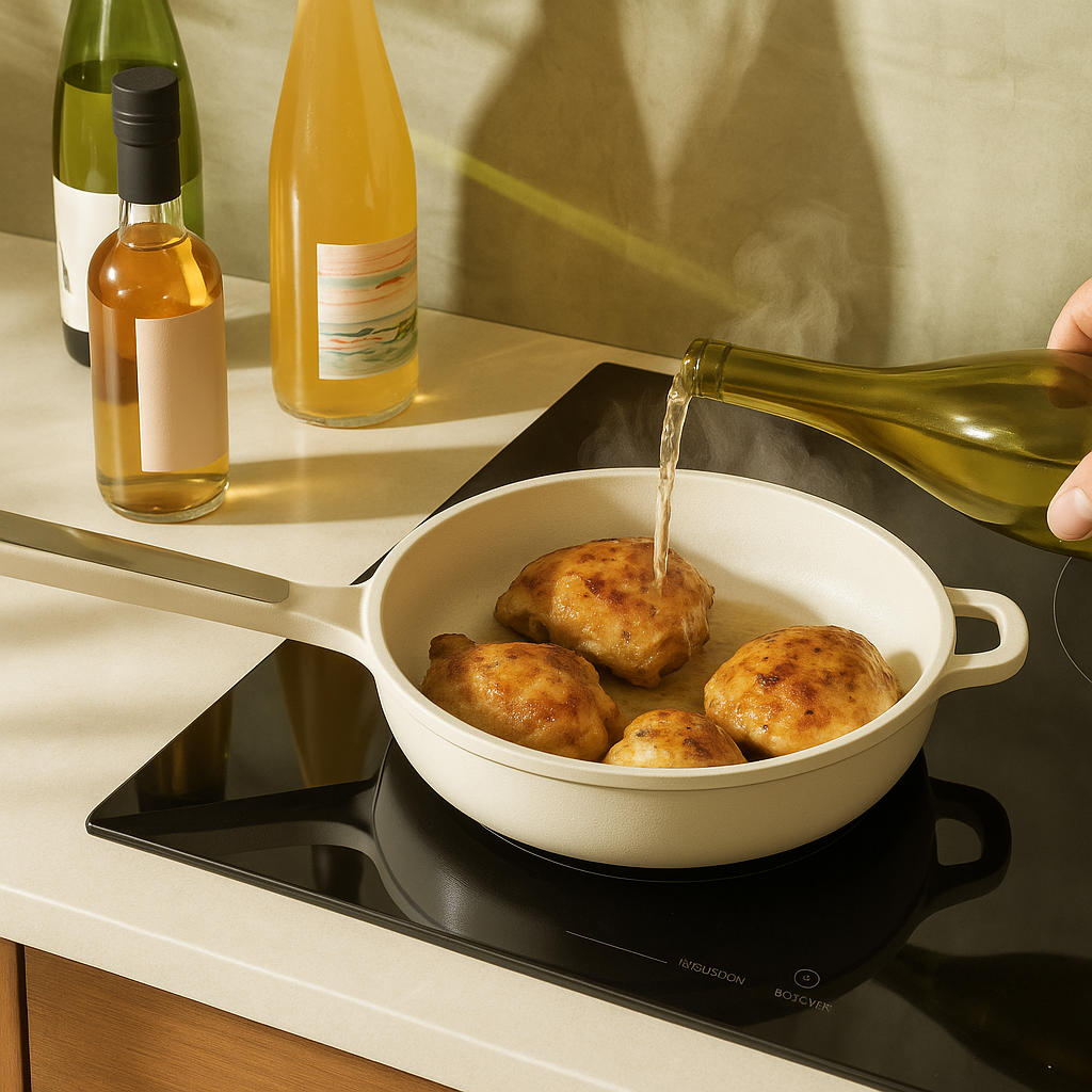 15-Piece Cast Aluminum Pot and Pan Set – Nonstick Cookware with Lids & Utensils