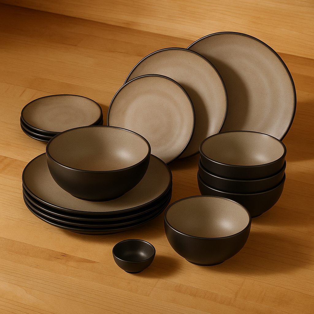 VIDA 12-Piece Porcelain Dinnerware Set
