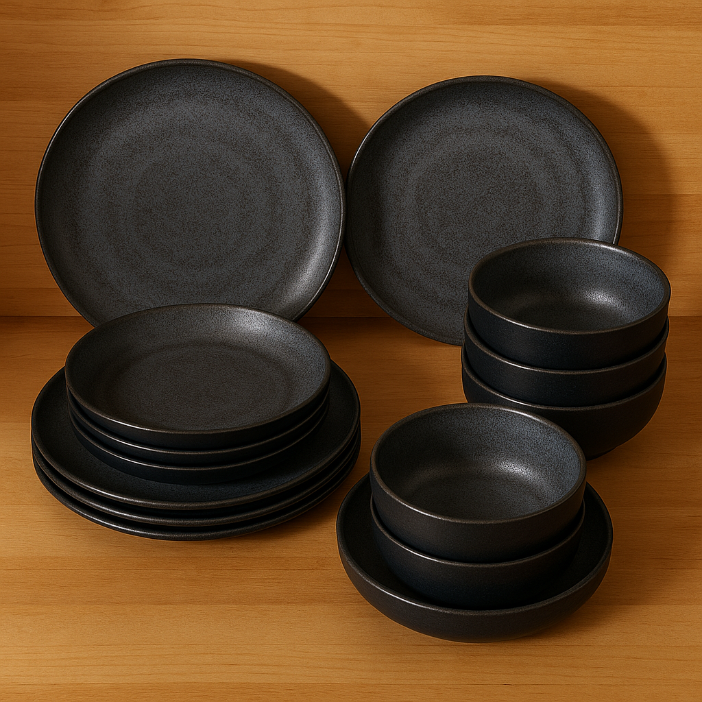 VIDA 12-Piece Porcelain Dinnerware Set